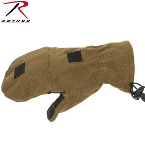 Перчатки беспалые/рукавицы "Sniper" (polyester fleece) Rotho